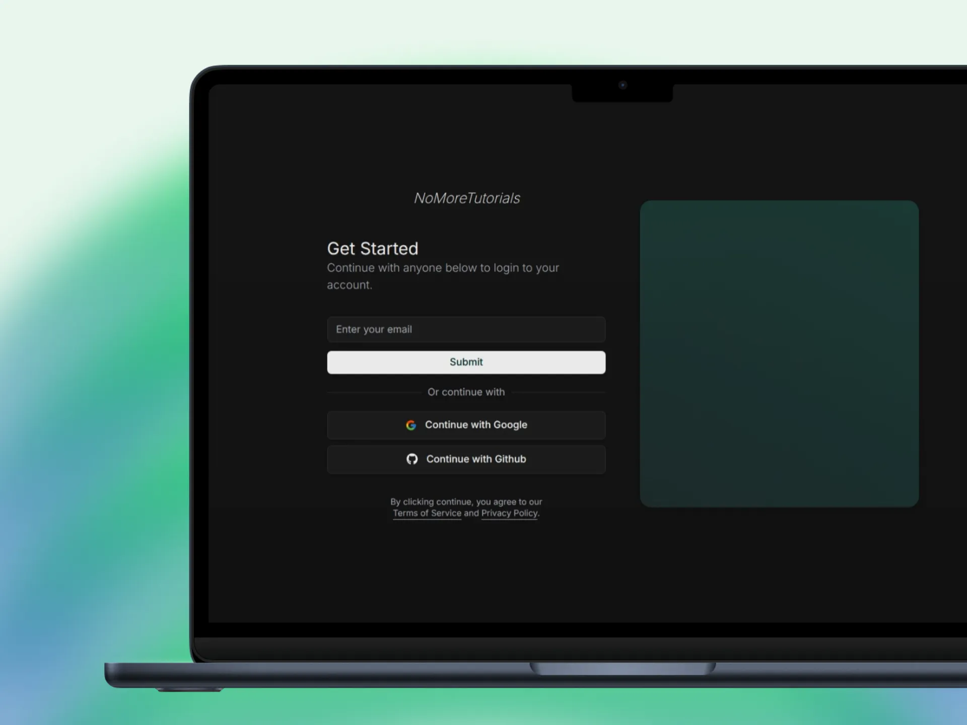 NoMoreTutorials project screenshot 3